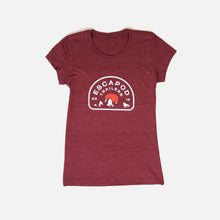 Load image into Gallery viewer, Women's Maroon Sunset Tee
